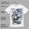 Diffused Blue Sail Grey White 1s DopeSkill T-Shirt Side Hustle Graphic