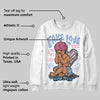 Denim Pink Glow 3s DopeSkill Sweatshirt False Love Graphic