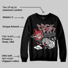 Bred Velvet 11s DopeSkill Sweatshirt Break Through Graphic