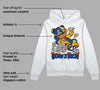 Dunk Blue Jay and University Gold DopeSkill Hoodie Sweatshirt Born To Be Rich Graphic