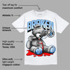 Powder Blue 9s DopeSkill T-Shirt Sick Bear Graphic