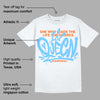 Dunk Low Futura University Blue DopeSkill T-Shirt Queen Graphic