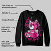 Rick RO Pink Leather Sneakers DopeSkill Sweatshirt Smile Through The Pain Graphic