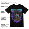 Aqua 6s DopeSkill T-Shirt New Black Queen Graphic