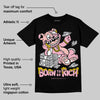 Stars Court White/Pink DopeSkill T-Shirt Born To Be Rich Graphic