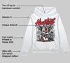 Fire Red 3s DopeSkill Hoodie Sweatshirt Heartless Graphic