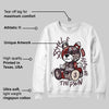 Samba OG Maroon Gold Metallic DopeSkill Sweatshirt Smile Through The Pain Graphic