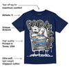 Midnight Navy 3s DopeSkill Navy T-shirt Paid In Full Graphic