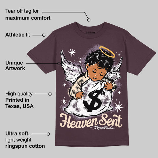 Phantom 4s DopeSkill Maroon T-shirt Heaven Sent Graphic