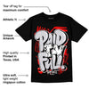 Black Cement 2s DopeSkill T-Shirt New Paid In Full Graphic