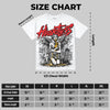 Red Collection DopeSkill Oversize Print T-Shirt Heartless Graphic