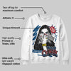 French Blue 12s DopeSkill Sweatshirt NPC Graphic