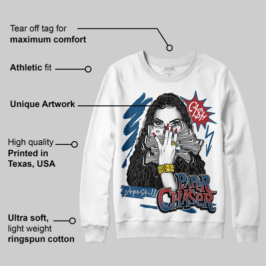 French Blue 12s DopeSkill Sweatshirt NPC Graphic