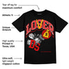 Red Collection DopeSkill T-Shirt Loser Lover Graphic