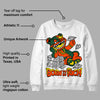 Dunk Team Dark Green Orange DopeSkill Sweatshirt Born To Be Rich Graphic