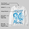 Military Blue 4s DopeSkill Sweatshirt Ain't Gon' Let Up Graphic
