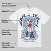 Summit White Navy 4s DopeSkill T-Shirt Angels Graphic