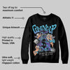 Aqua 8s DopeSkill Sweatshirt Money Bag Coming Up Graphic