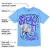Powder Blue 9s DopeSkill Sky Blue T-shirt Speak It Graphic