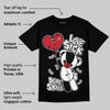 Bred Velvet 11s DopeSkill T-Shirt Love Sick Graphic