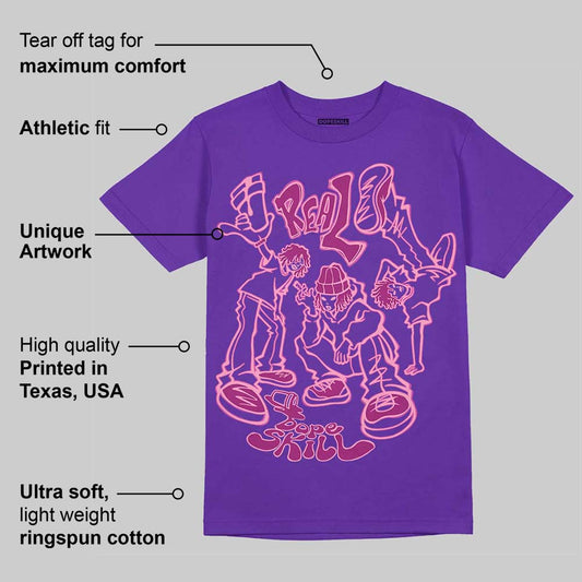 PURPLE Collection DopeSkill Purple T-shirt Real Y2K Players Graphic