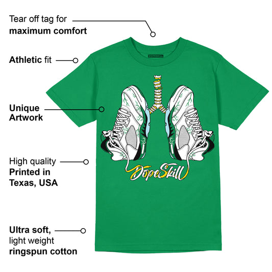 Lucky Green 5s DopeSkill Green T-shirt Breathe Graphic