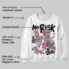 Kayano 14 Cream Sweet Pink DopeSkill Sweatshirt No Risk No Story Graphic
