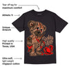 AJ 1 Mid Dark Chocolate DopeSkill T-Shirt Broken Heart Graphic