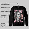 Stars Court White/Pink DopeSkill Sweatshirt Money Don't Lie Graphic