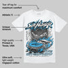 Military Blue 4s DopeSkill T-Shirt New Side Hustler Graphic