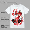 Black Toe 1s DopeSkill T-Shirt Smile Through The Pain Graphic