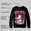 Rick RO Pink Leather Sneakers DopeSkill Sweatshirt Stay Busy Graphic