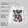 Samba OG Maroon Gold Metallic DopeSkill Sweatshirt No Risk No Story Graphic