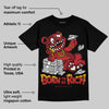 Flu Game 12s DopeSkill T-Shirt Born To Be Rich Graphic