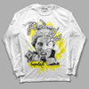 Jordan 11 Low 'Yellow Snakeskin' DopeSkill Long Sleeve T-Shirt Hold My Own Graphic Streetwear - White