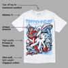 Powder Blue 9s DopeSkill T-Shirt Resist Graphic