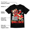 Dunk On Mars 5s DopeSkill T-Shirt Born To Be Rich Graphic