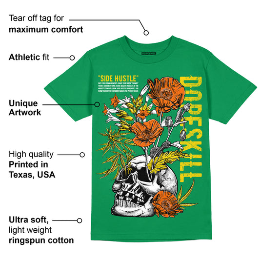 Green Collection DopeSkill Green T-shirt Side Hustle Graphic