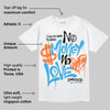 UNC Reimagined 1s DopeSkill T-Shirt No Money No Love Typo Graphic