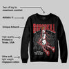 Black Toe Reimagined 1s DopeSkill Sweatshirt Thunder Dunk Graphic