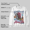 Cobalt Bliss 3s DopeSkill Sweatshirt Get Rich Graphic