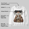 A Ma Maniere x Dark Mocha 4s DopeSkill Sweatshirt Rich Youth Graphic