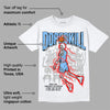 Powder Blue 9s DopeSkill T-Shirt Thunder Dunk Graphic