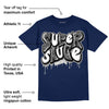 Midnight Navy 3s DopeSkill Navy T-shirt Super Sauce Graphic