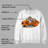 Orange Black White DopeSkill Sweatshirt Rare Breed Type Graphic