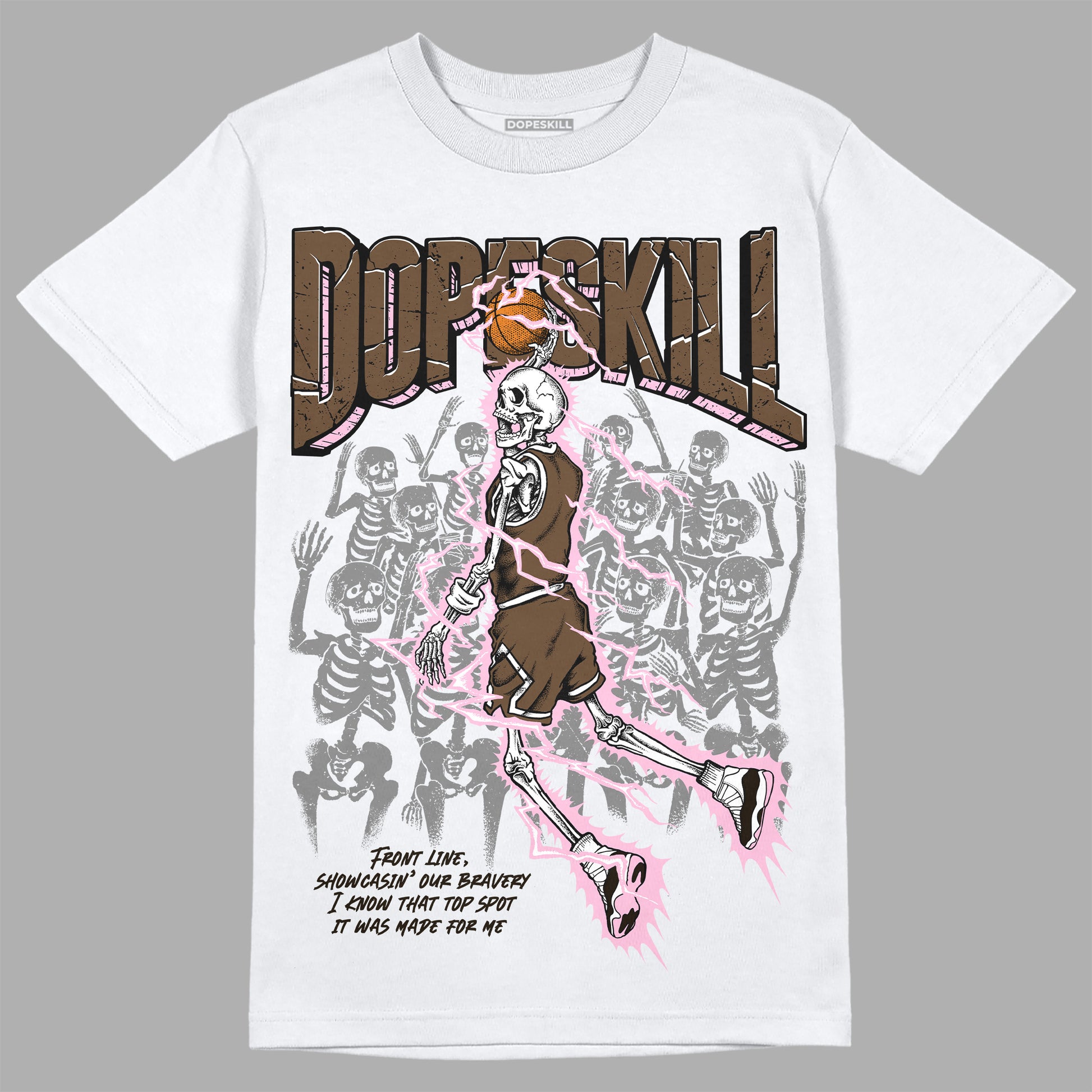 Jordan 11 Retro Neapolitan DopeSkill T-Shirt Thunder Dunk Graphic Streetwear 