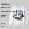 Legend Blue 11s DopeSkill Sweatshirt Trust No One Graphic