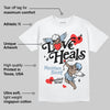 Blue Suede 40s DopeSkill T-Shirt New Love Heals Graphic