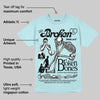 Dunk Glacier Blue DopeSkill Chambray T-shirt Broken Bones Graphic