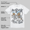 Wolf Grey 5s DopeSkill T-Shirt No Risk No Story Graphic